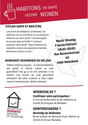 Affiche atelier 3 santé et bien-être